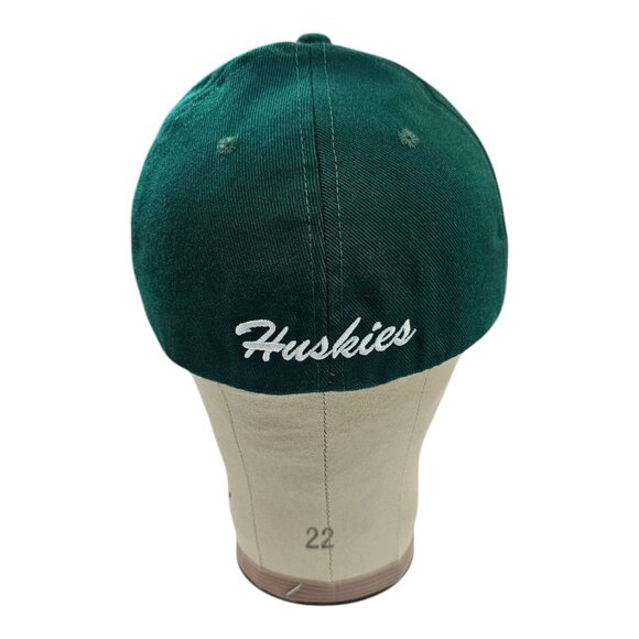 Huskies Script Embroidered Adult M Cap Trucker Baseball Hat NOS Vintage 90s - Picture 4 of 14
